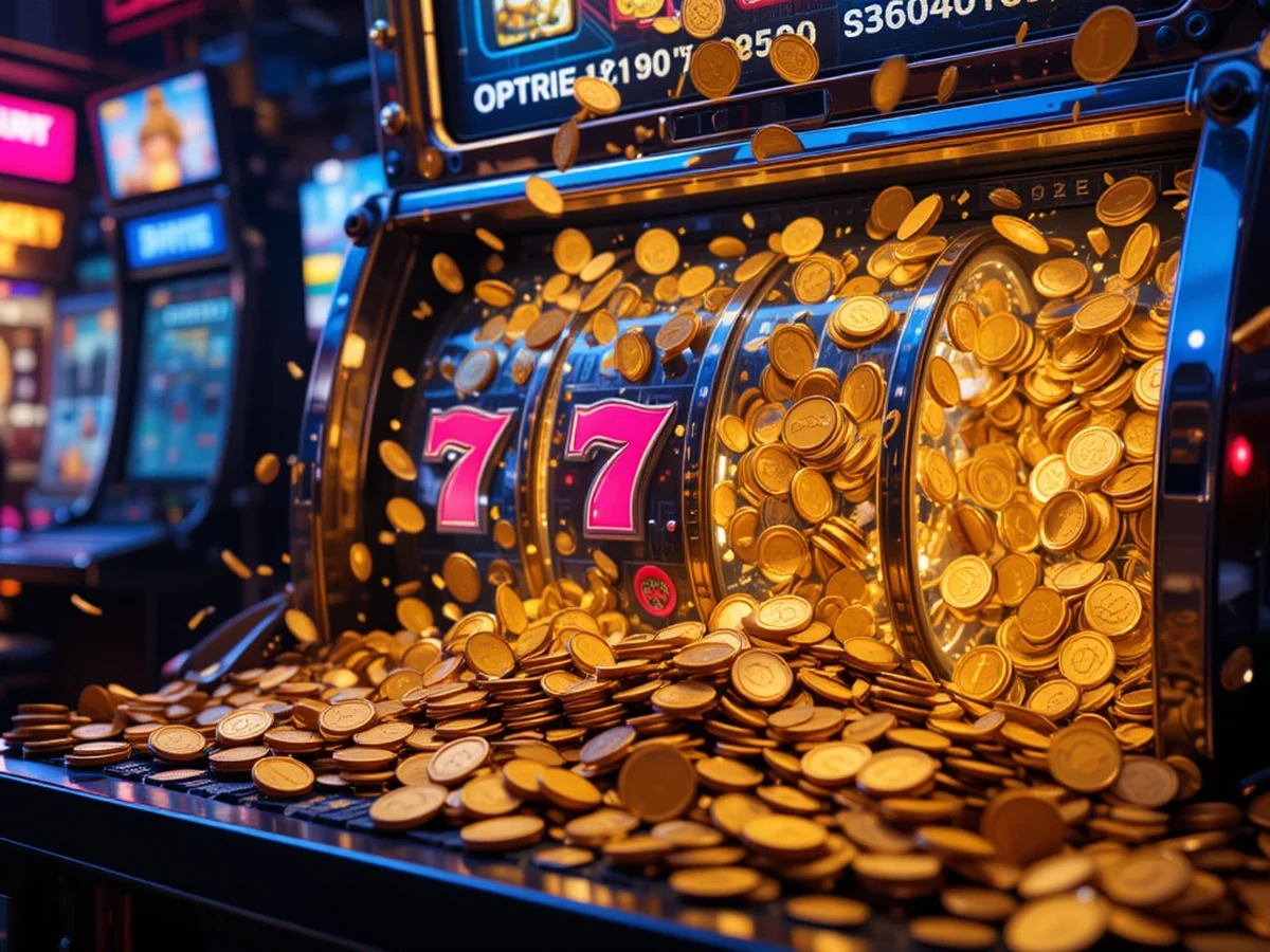 Ilustrasi permainan slot penuh warna di LOS303