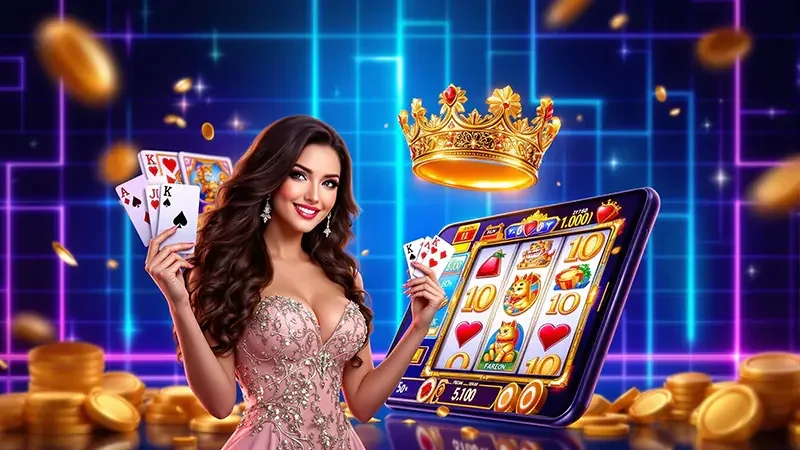 Tampilan visual kategori slot dan reel